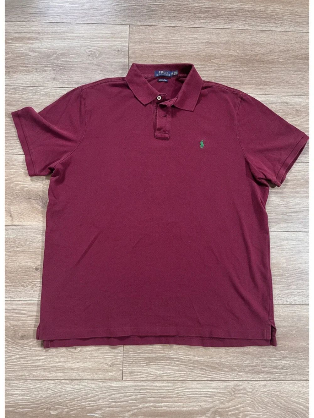 Polo Ralph Lauren Classic Fit Burgundy Polo Shirt XL